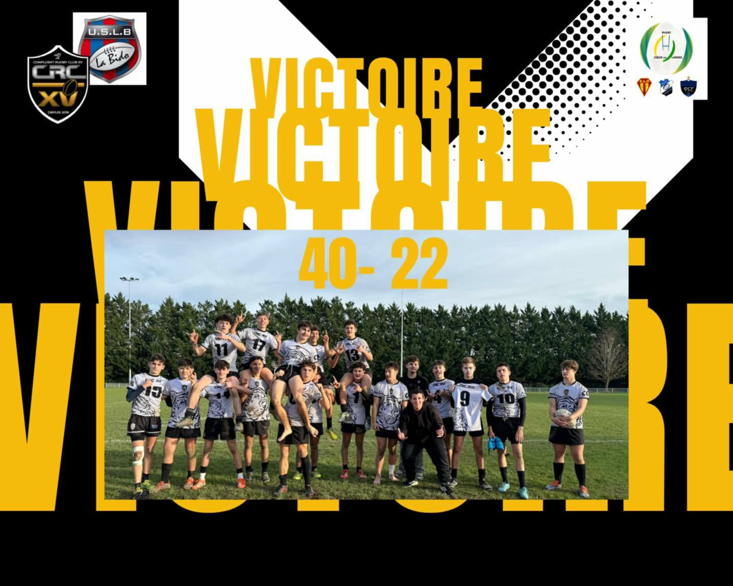 NOS CADETS VICTORIEUX