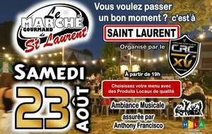 MARCHE NOCTURNE A SAINT LAURENT