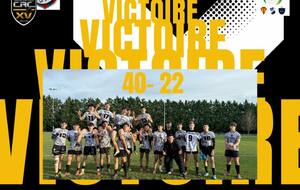 NOS CADETS VICTORIEUX