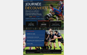 JOURNEE DE DECOUVERTE CADETS JUNIORS