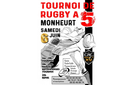TOURNOI DE RUGBY A 5 DE MONHEURT